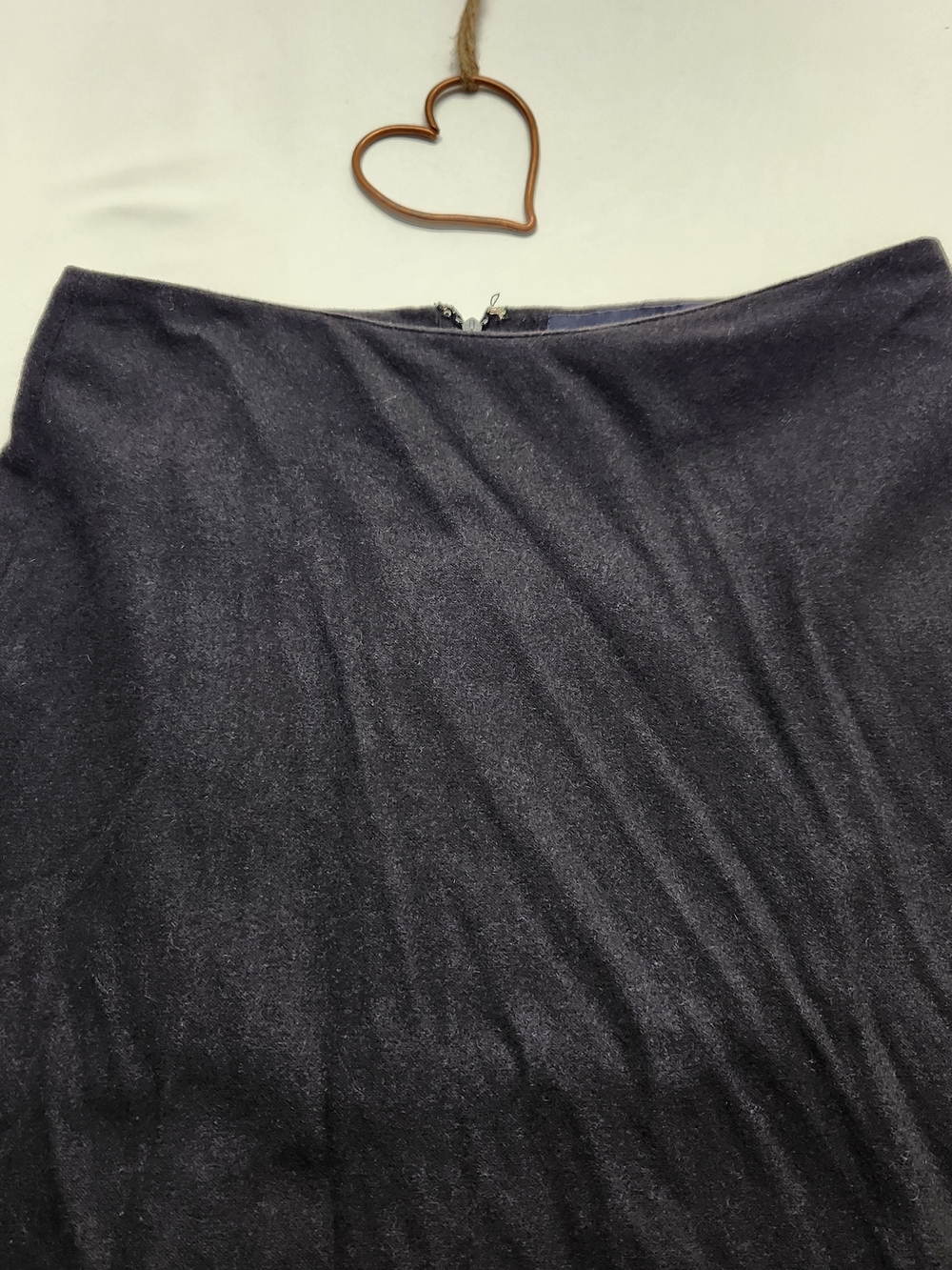 ⭐ Gap Wool Blend Maxi Skirt - Black Y2K Minimalist 90s Aesthetic - Sz 2 - Picture 2 of 7
